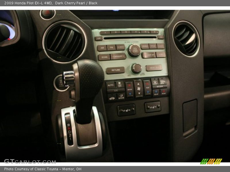 Dark Cherry Pearl / Black 2009 Honda Pilot EX-L 4WD