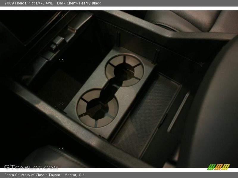 Dark Cherry Pearl / Black 2009 Honda Pilot EX-L 4WD