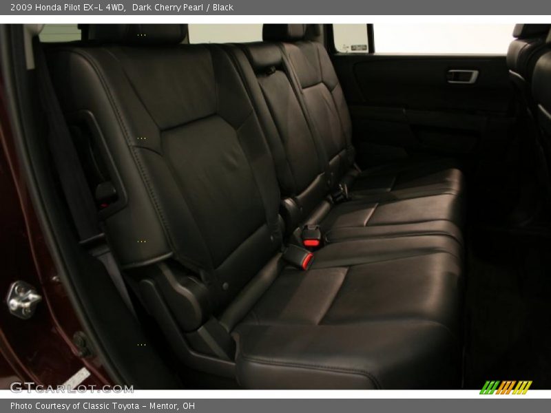 Dark Cherry Pearl / Black 2009 Honda Pilot EX-L 4WD