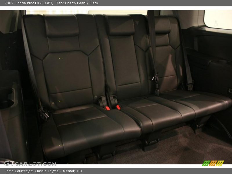 Dark Cherry Pearl / Black 2009 Honda Pilot EX-L 4WD