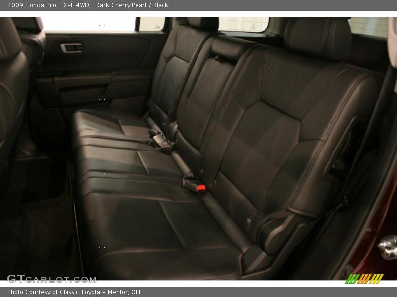 Dark Cherry Pearl / Black 2009 Honda Pilot EX-L 4WD