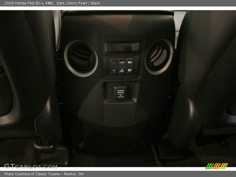 Dark Cherry Pearl / Black 2009 Honda Pilot EX-L 4WD