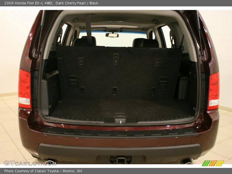 Dark Cherry Pearl / Black 2009 Honda Pilot EX-L 4WD
