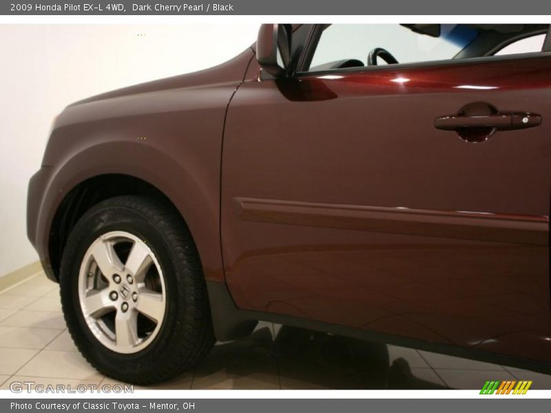 Dark Cherry Pearl / Black 2009 Honda Pilot EX-L 4WD