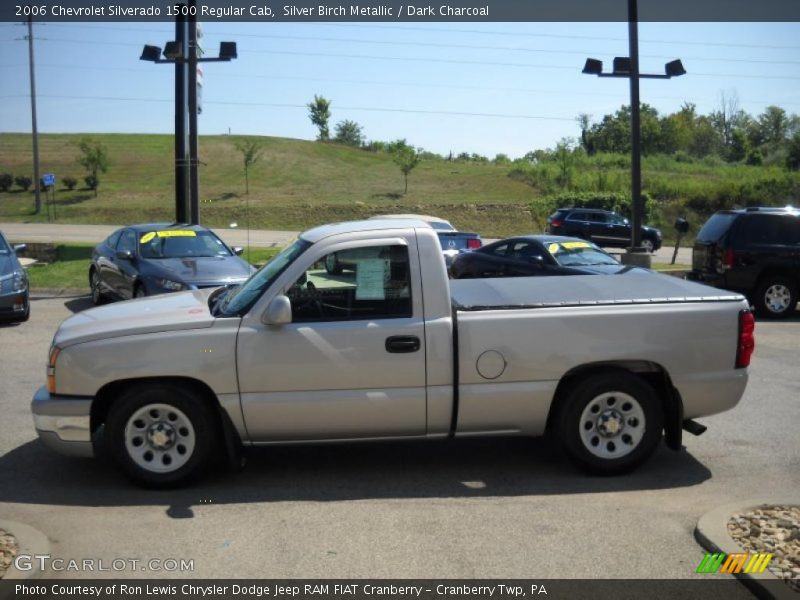 Silver Birch Metallic / Dark Charcoal 2006 Chevrolet Silverado 1500 Regular Cab