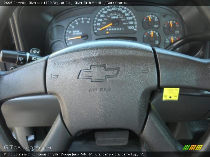 Silver Birch Metallic / Dark Charcoal 2006 Chevrolet Silverado 1500 Regular Cab