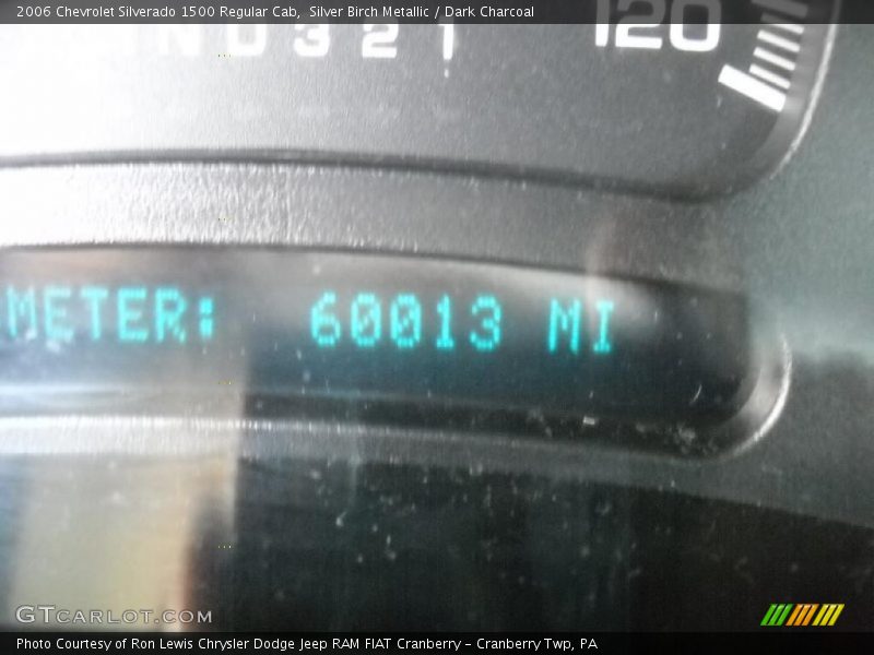 Silver Birch Metallic / Dark Charcoal 2006 Chevrolet Silverado 1500 Regular Cab