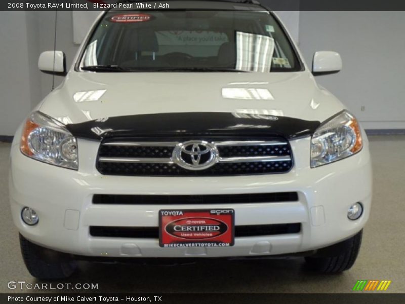 Blizzard Pearl White / Ash 2008 Toyota RAV4 Limited