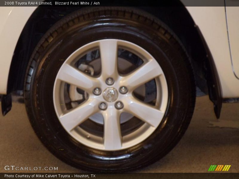 Blizzard Pearl White / Ash 2008 Toyota RAV4 Limited