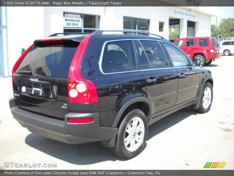 Magic Blue Metallic / Taupe/Light Taupe 2005 Volvo XC90 T6 AWD
