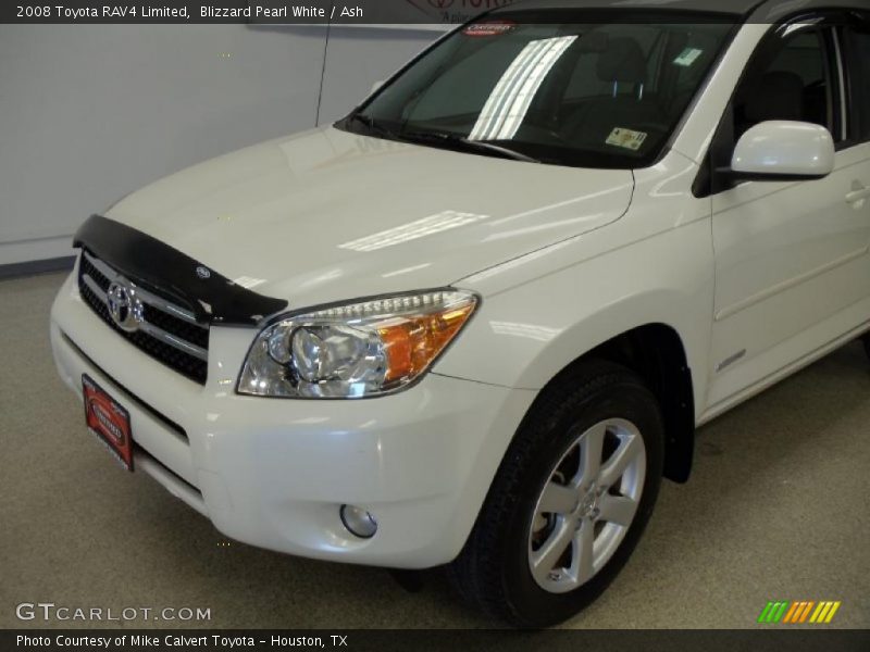 Blizzard Pearl White / Ash 2008 Toyota RAV4 Limited