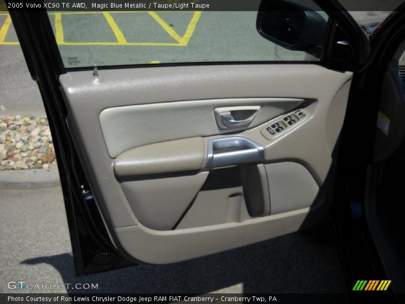 Magic Blue Metallic / Taupe/Light Taupe 2005 Volvo XC90 T6 AWD