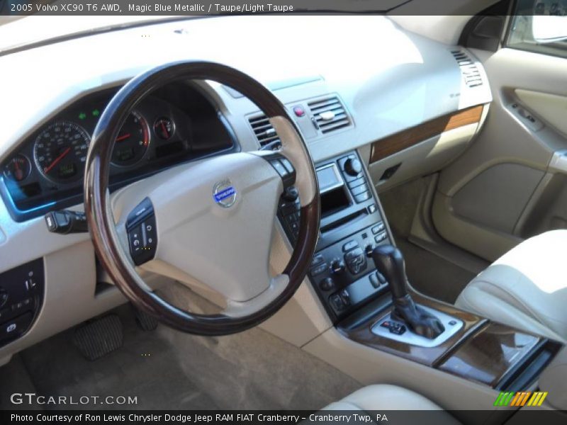 Magic Blue Metallic / Taupe/Light Taupe 2005 Volvo XC90 T6 AWD