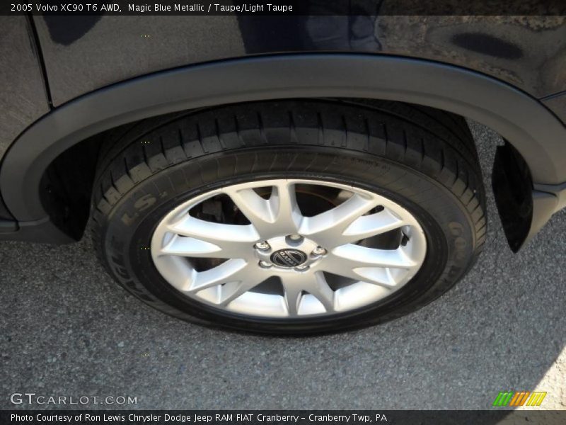 Magic Blue Metallic / Taupe/Light Taupe 2005 Volvo XC90 T6 AWD
