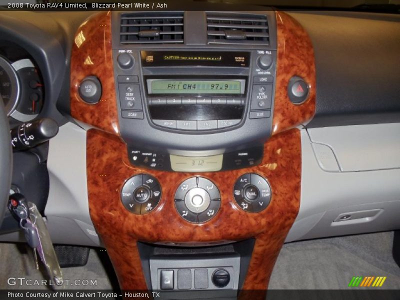 Blizzard Pearl White / Ash 2008 Toyota RAV4 Limited