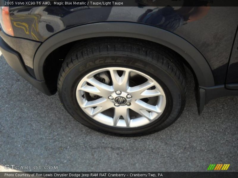 Magic Blue Metallic / Taupe/Light Taupe 2005 Volvo XC90 T6 AWD