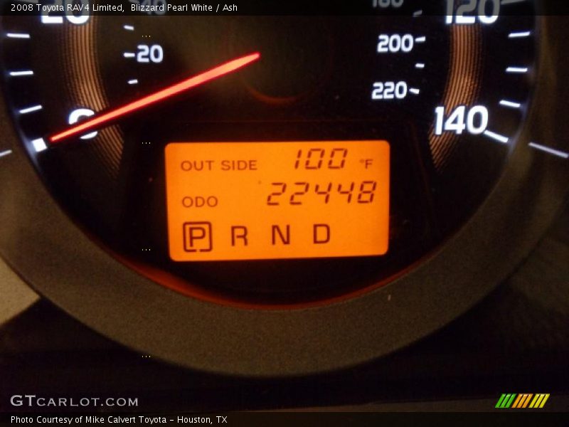 Blizzard Pearl White / Ash 2008 Toyota RAV4 Limited