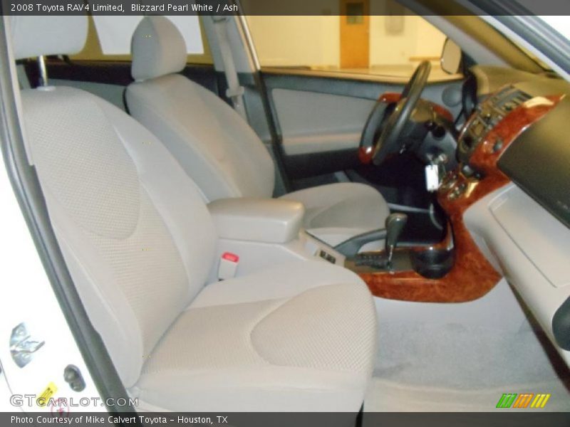 Blizzard Pearl White / Ash 2008 Toyota RAV4 Limited