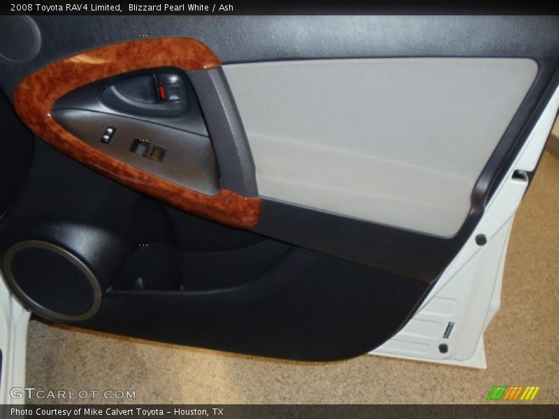 Blizzard Pearl White / Ash 2008 Toyota RAV4 Limited