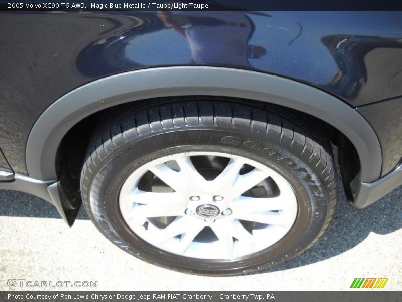 Magic Blue Metallic / Taupe/Light Taupe 2005 Volvo XC90 T6 AWD