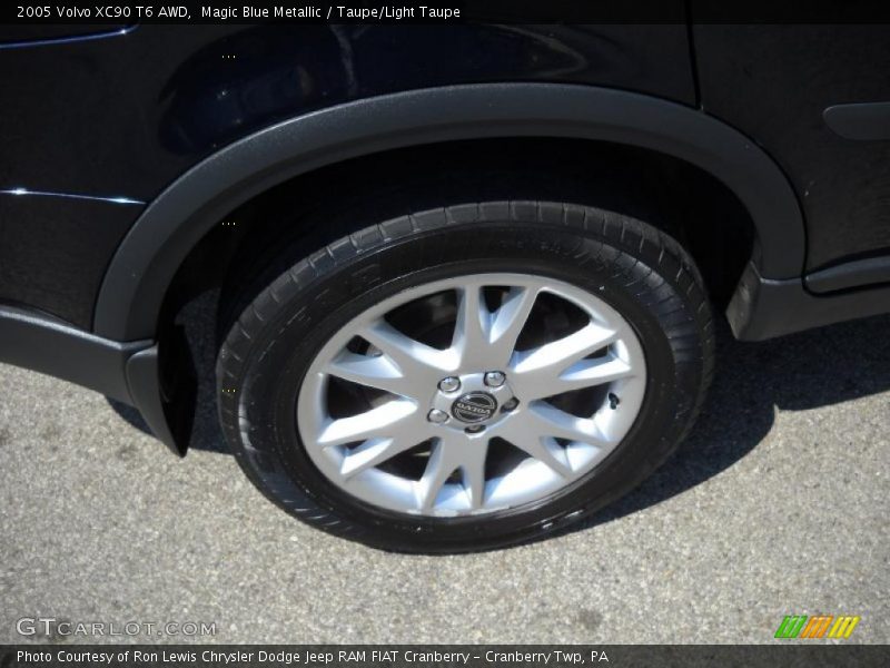 Magic Blue Metallic / Taupe/Light Taupe 2005 Volvo XC90 T6 AWD