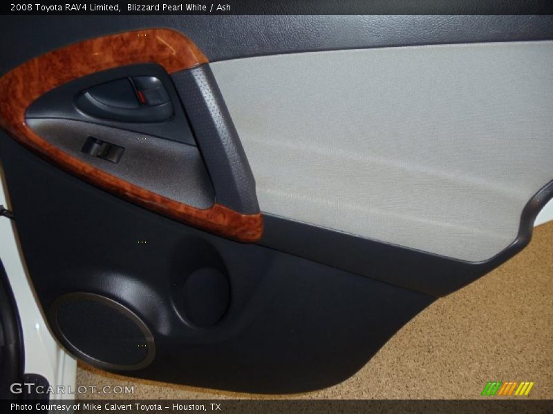 Blizzard Pearl White / Ash 2008 Toyota RAV4 Limited