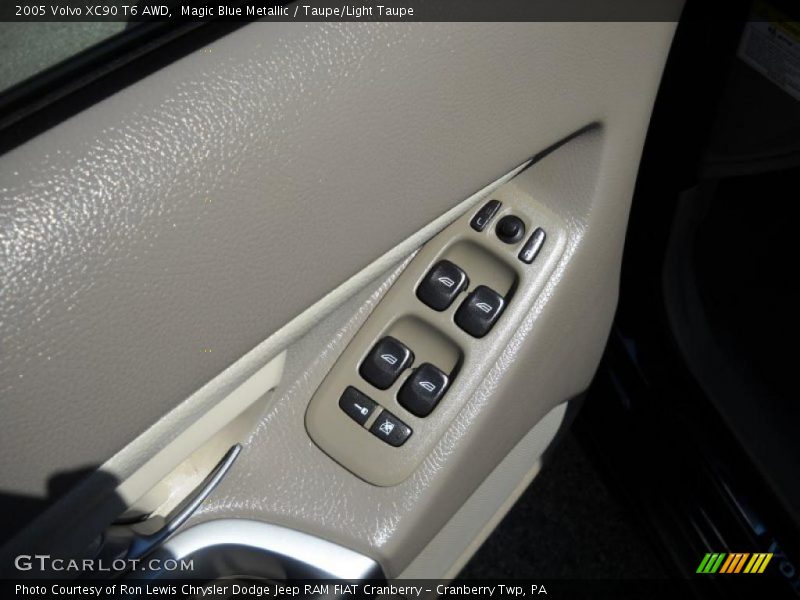 Magic Blue Metallic / Taupe/Light Taupe 2005 Volvo XC90 T6 AWD