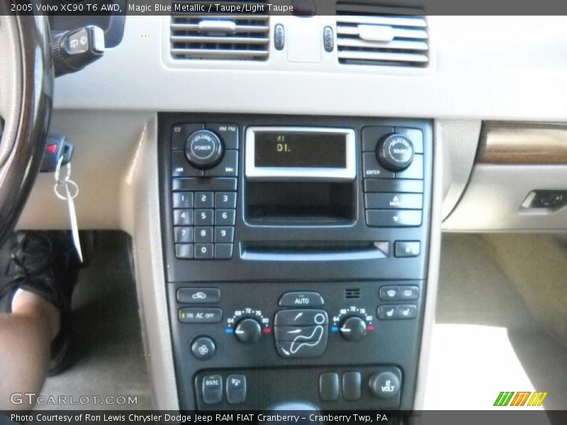 Magic Blue Metallic / Taupe/Light Taupe 2005 Volvo XC90 T6 AWD