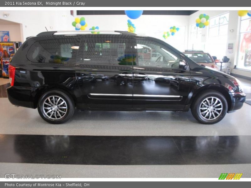 Midnight Black / Gray 2011 Kia Sedona EX