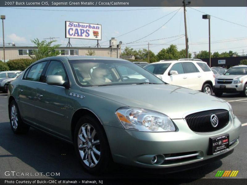 Sagemist Green Metallic / Cocoa/Cashmere 2007 Buick Lucerne CXS