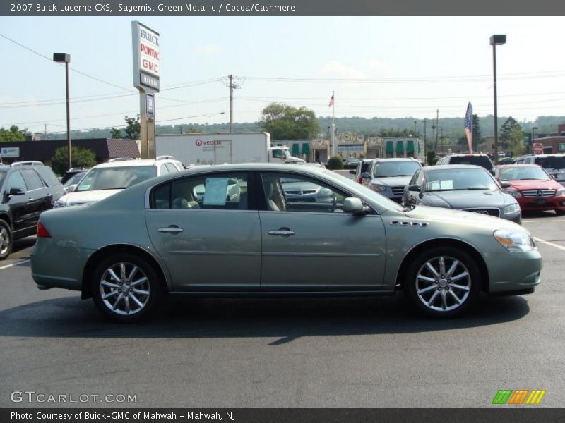 Sagemist Green Metallic / Cocoa/Cashmere 2007 Buick Lucerne CXS
