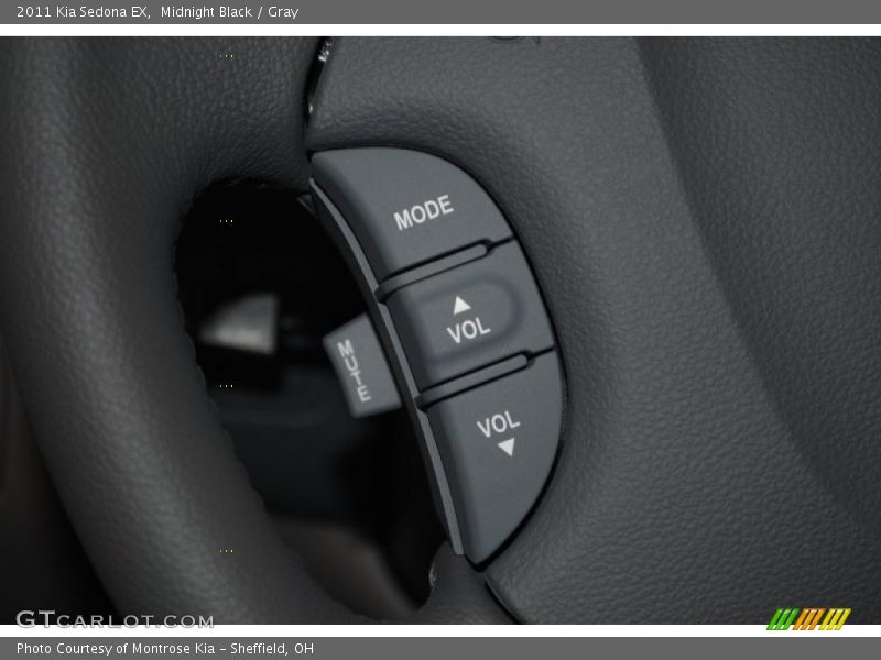 Midnight Black / Gray 2011 Kia Sedona EX
