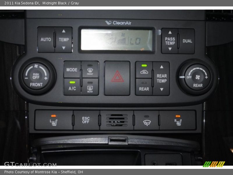 Midnight Black / Gray 2011 Kia Sedona EX
