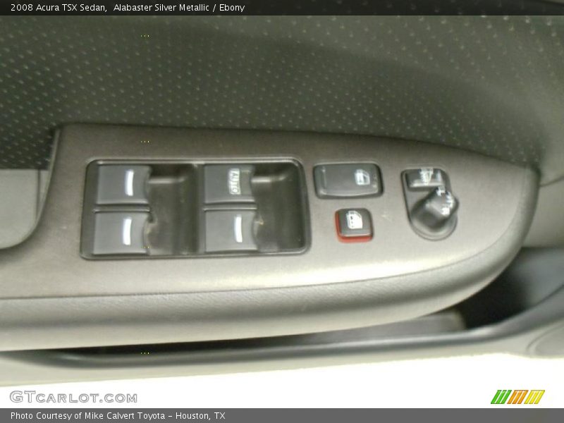 Alabaster Silver Metallic / Ebony 2008 Acura TSX Sedan