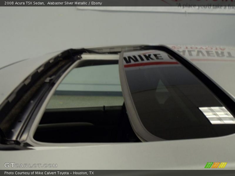Alabaster Silver Metallic / Ebony 2008 Acura TSX Sedan