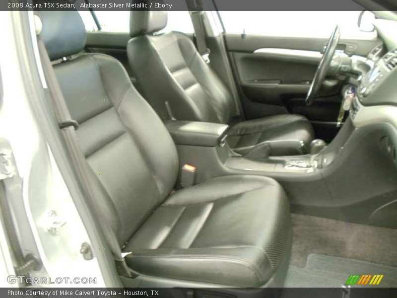 Alabaster Silver Metallic / Ebony 2008 Acura TSX Sedan