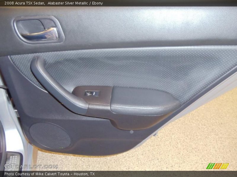 Alabaster Silver Metallic / Ebony 2008 Acura TSX Sedan