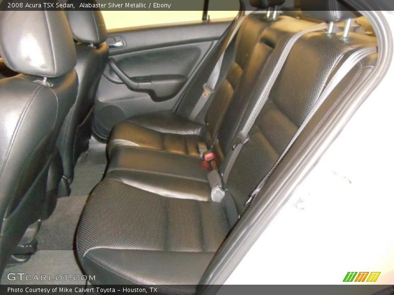 Alabaster Silver Metallic / Ebony 2008 Acura TSX Sedan