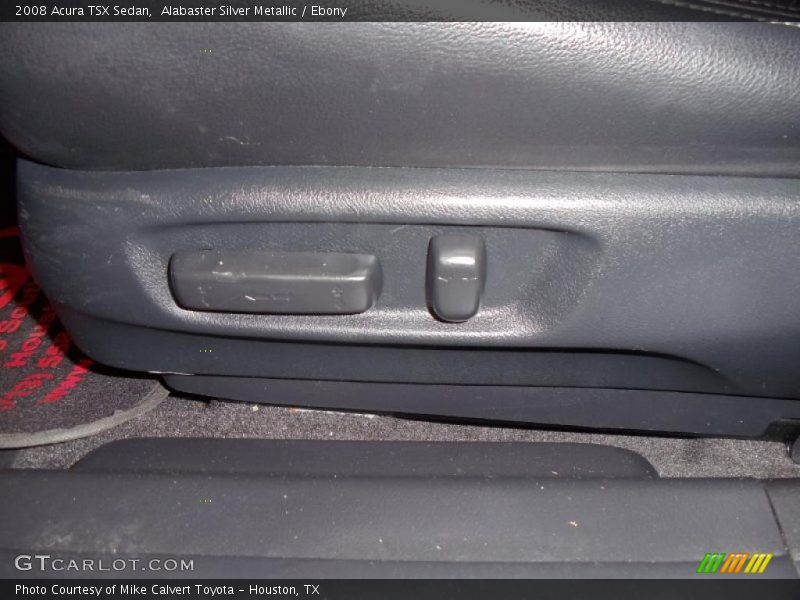 Alabaster Silver Metallic / Ebony 2008 Acura TSX Sedan