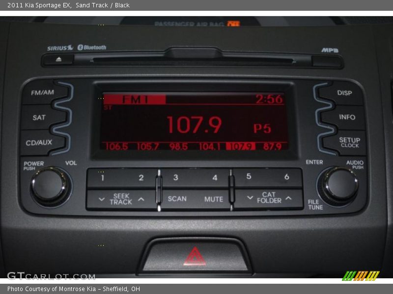 Sand Track / Black 2011 Kia Sportage EX