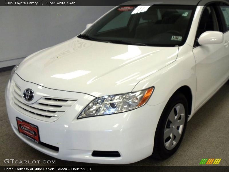 Super White / Ash 2009 Toyota Camry LE