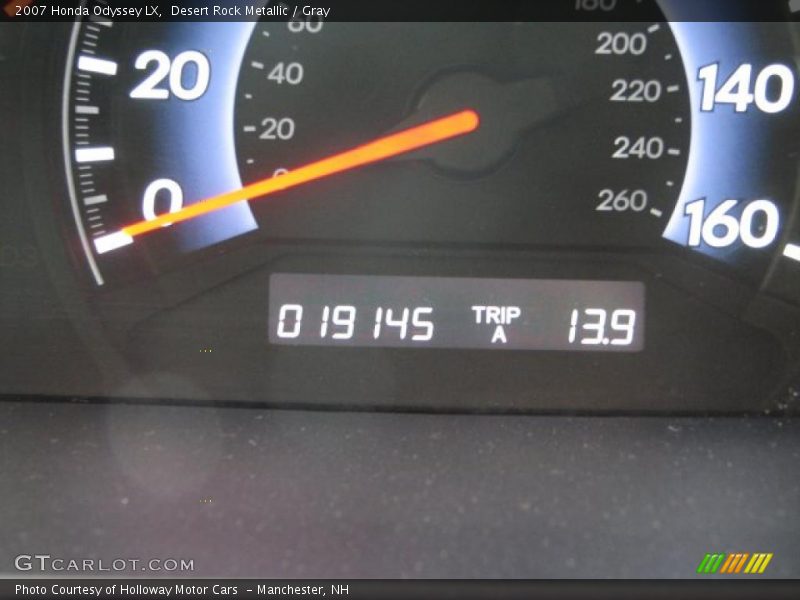 Desert Rock Metallic / Gray 2007 Honda Odyssey LX