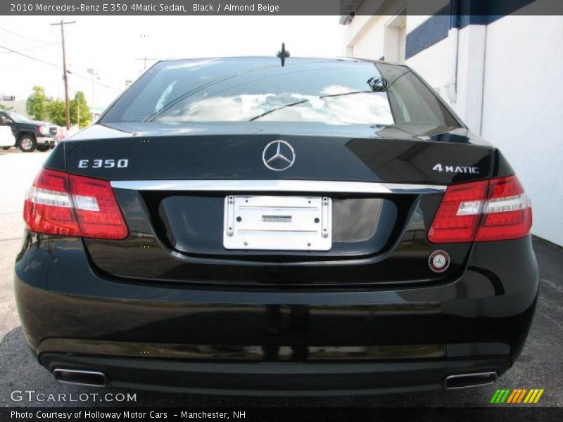 Black / Almond Beige 2010 Mercedes-Benz E 350 4Matic Sedan