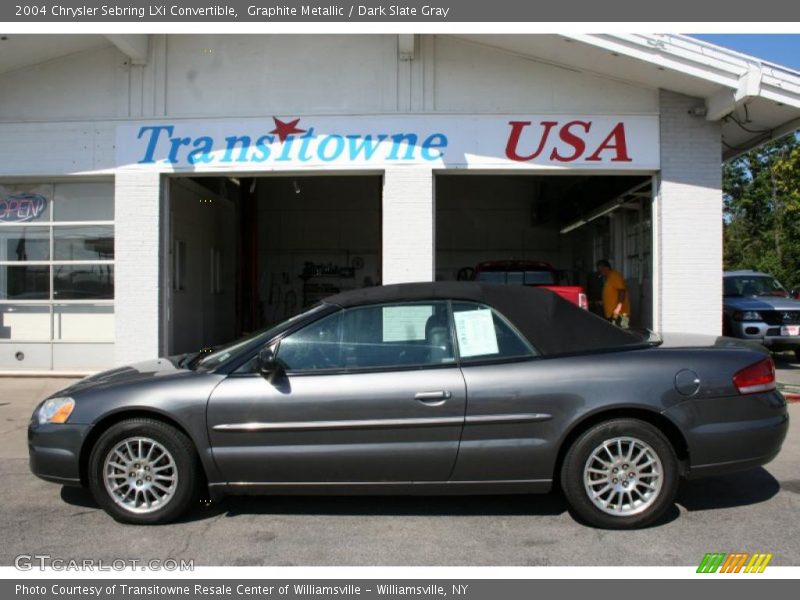 Graphite Metallic / Dark Slate Gray 2004 Chrysler Sebring LXi Convertible