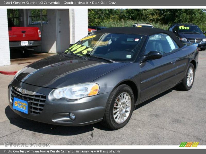 Graphite Metallic / Dark Slate Gray 2004 Chrysler Sebring LXi Convertible