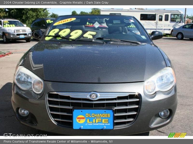 Graphite Metallic / Dark Slate Gray 2004 Chrysler Sebring LXi Convertible