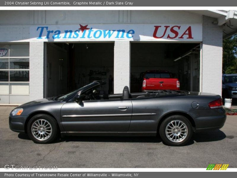 Graphite Metallic / Dark Slate Gray 2004 Chrysler Sebring LXi Convertible