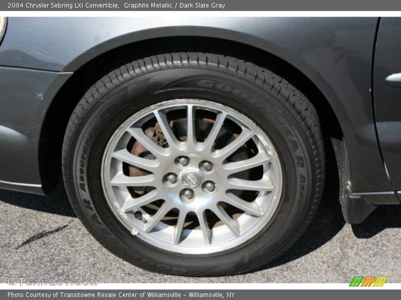 Graphite Metallic / Dark Slate Gray 2004 Chrysler Sebring LXi Convertible