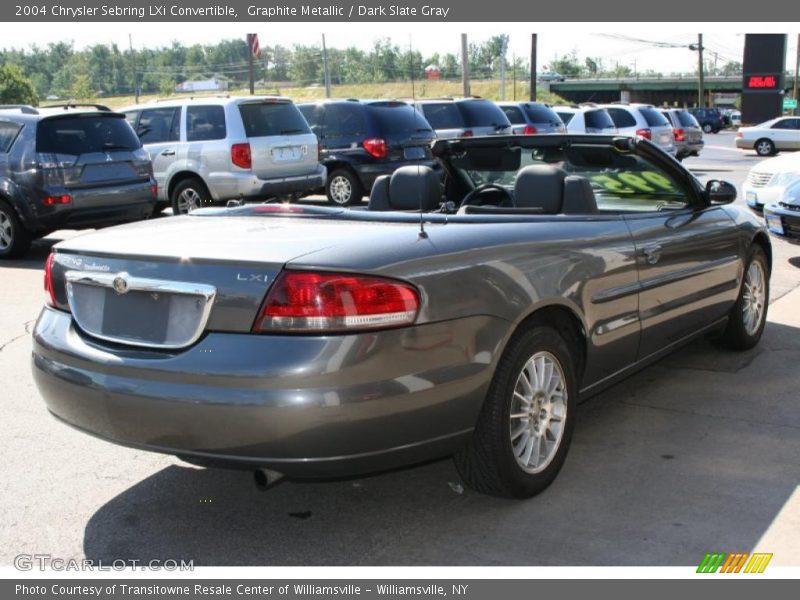 Graphite Metallic / Dark Slate Gray 2004 Chrysler Sebring LXi Convertible