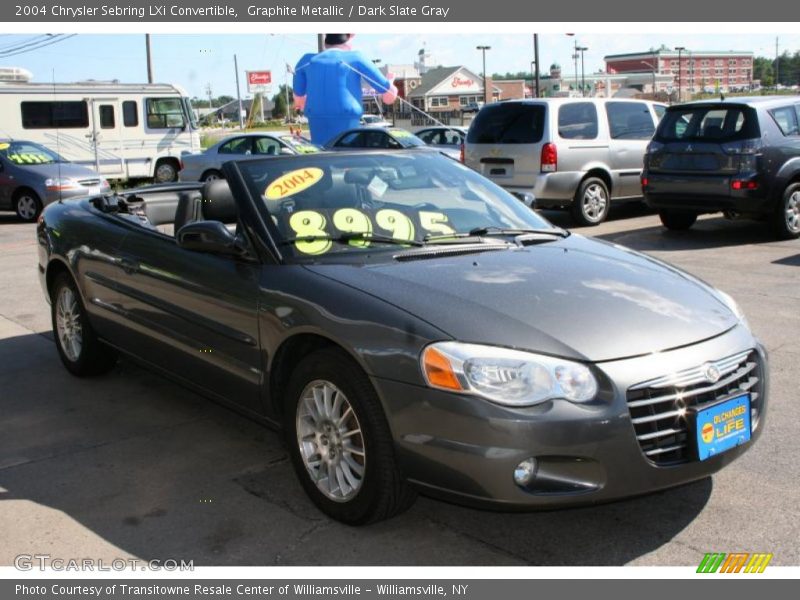 Graphite Metallic / Dark Slate Gray 2004 Chrysler Sebring LXi Convertible